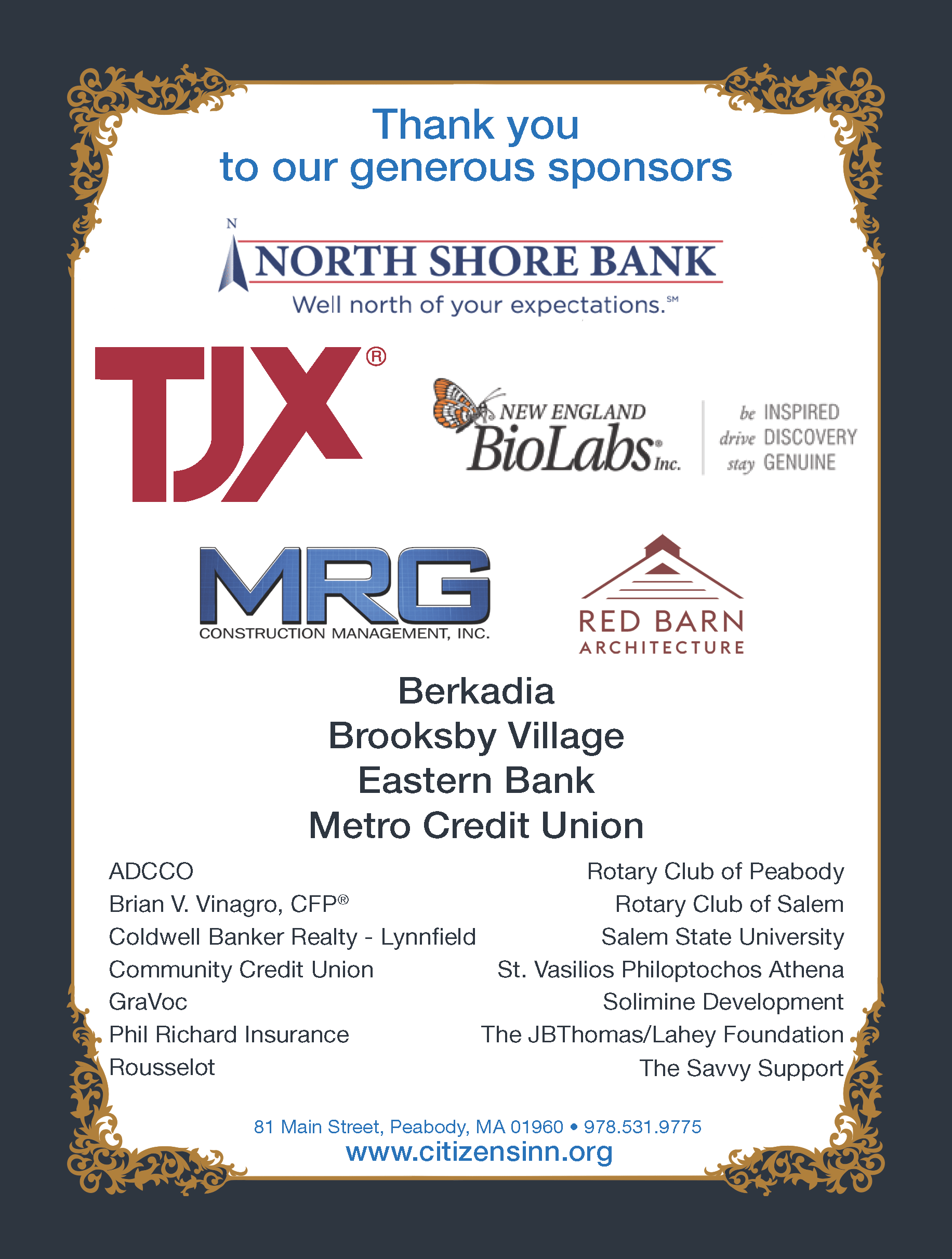 Gala 2022 Sponsors